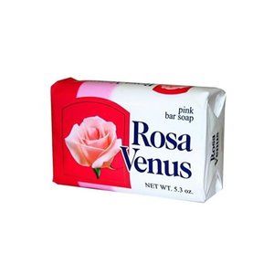 12 PACK Jabon Rosa Venus Rosa Pink Classic 150g / 5.29 oz Large Bar Soft